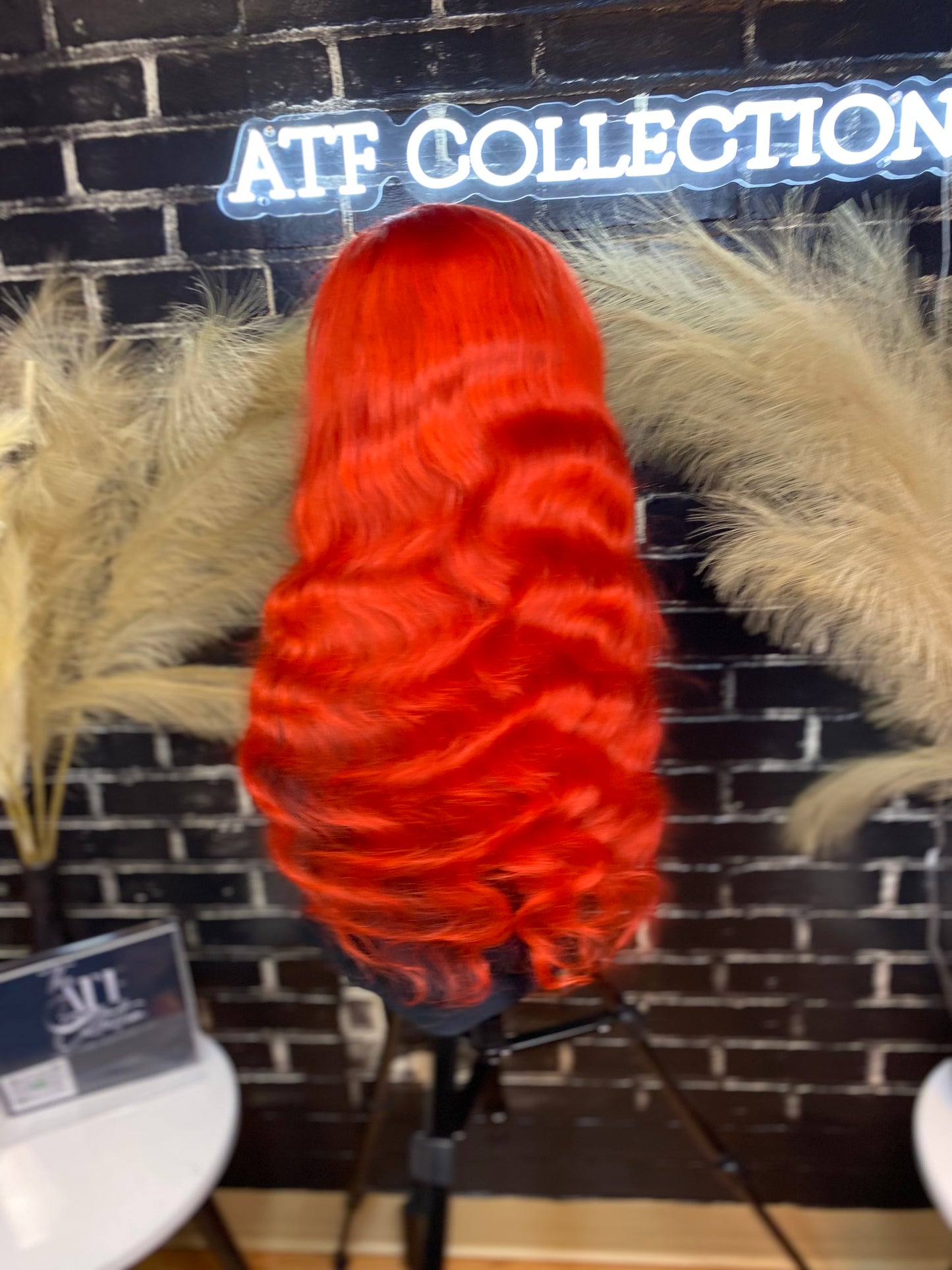 Light Red Body Wave Lace Front Wig