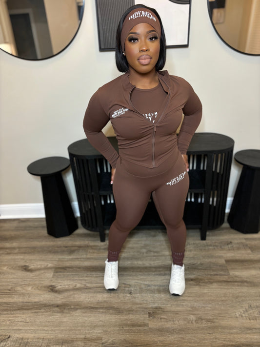 Rich Mocha Latte Yoga Set