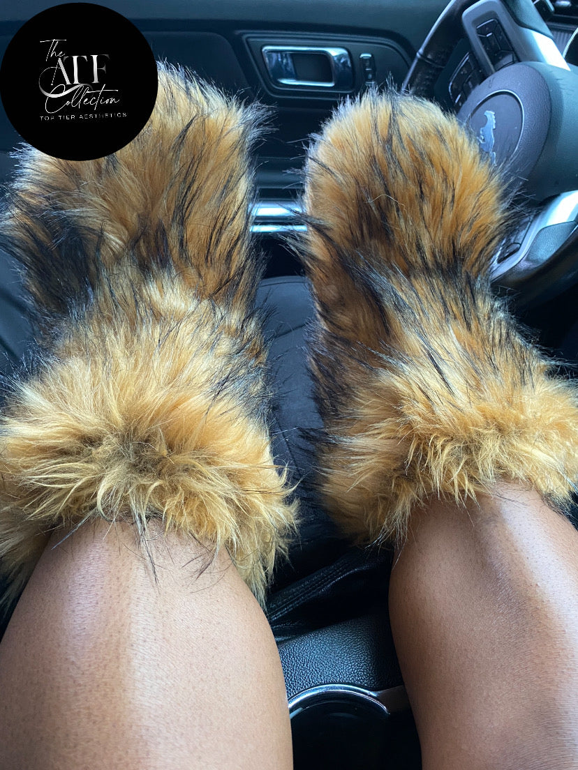 Ombre Fur Boots
