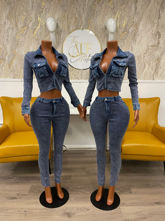Denim In Distress Set