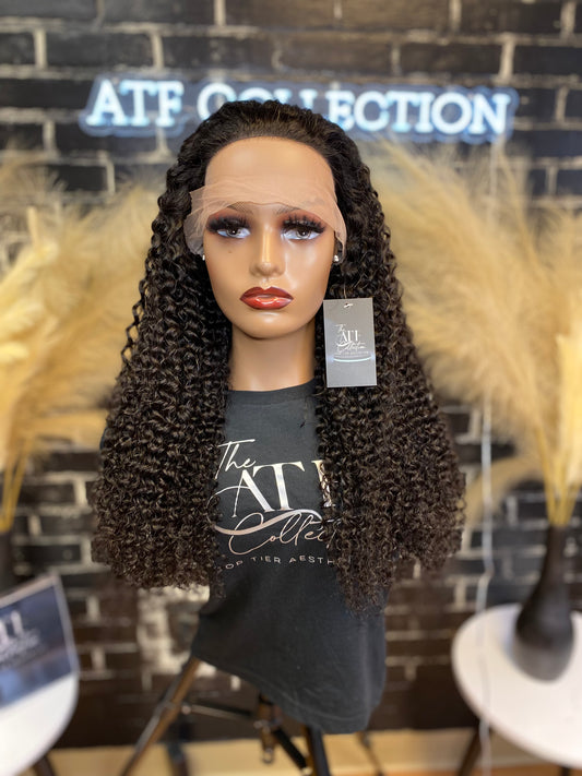 Deep Kinky Curly Lace Front Wig